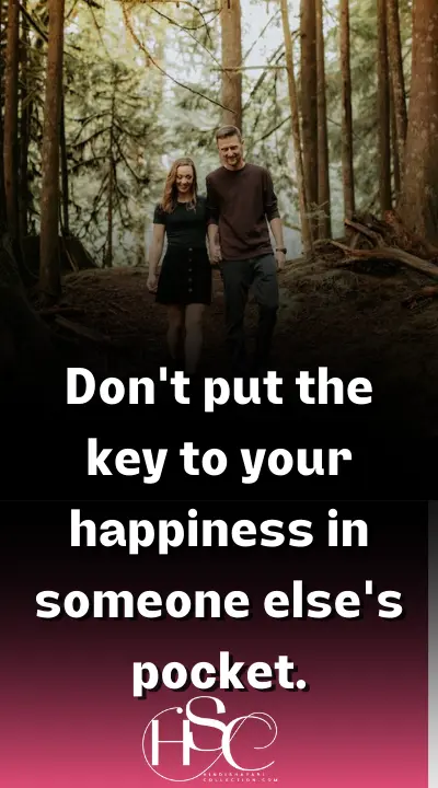 Don't put the key to - Happiness Status 2023