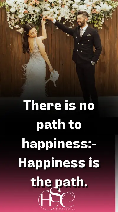 There is no path to - Happiness Status