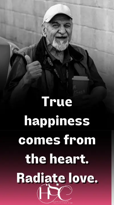 True happiness comes - Happiness Status
